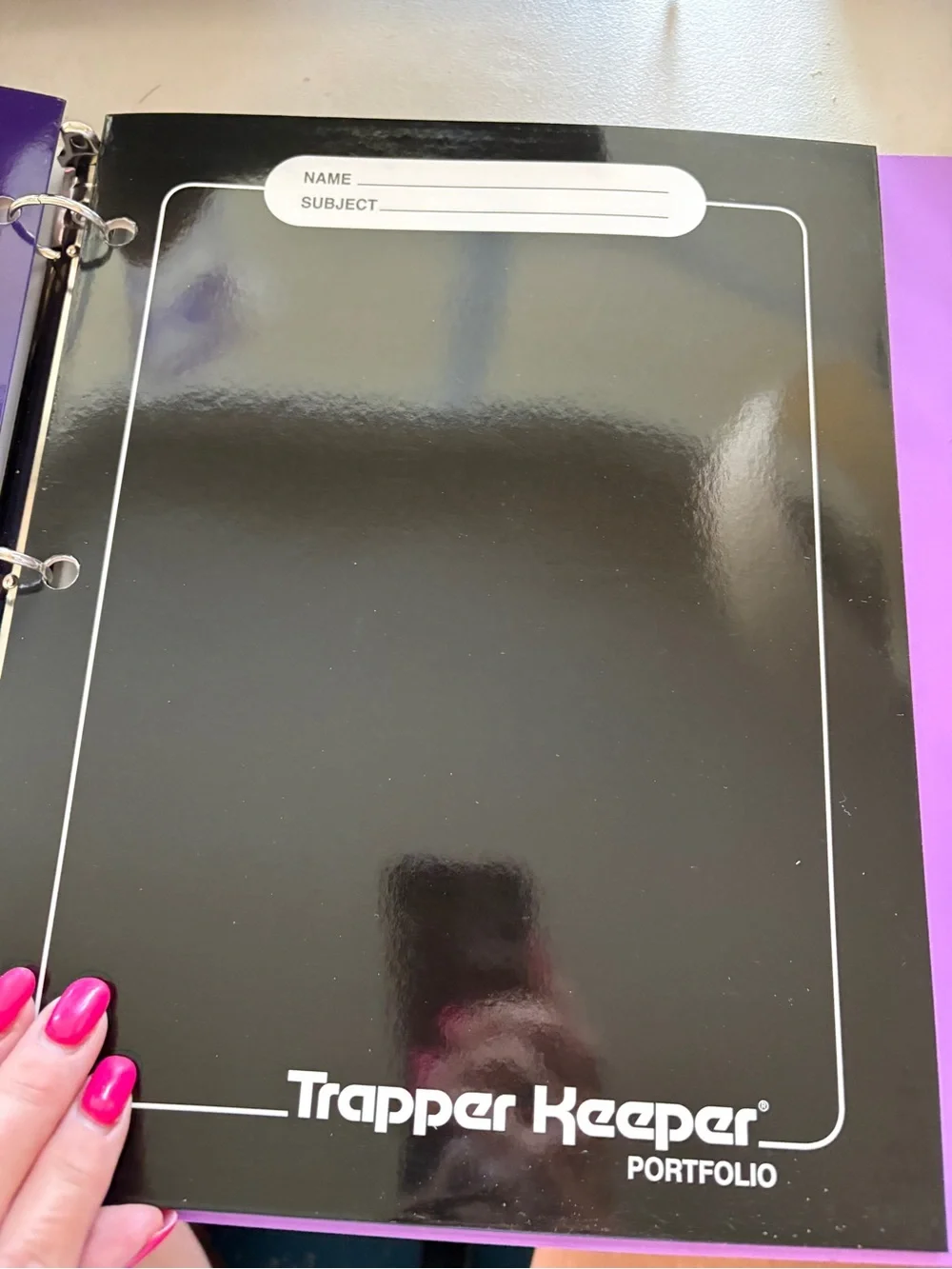 Tropical Palm Trapper Keeper Binder - Purple 2020 new